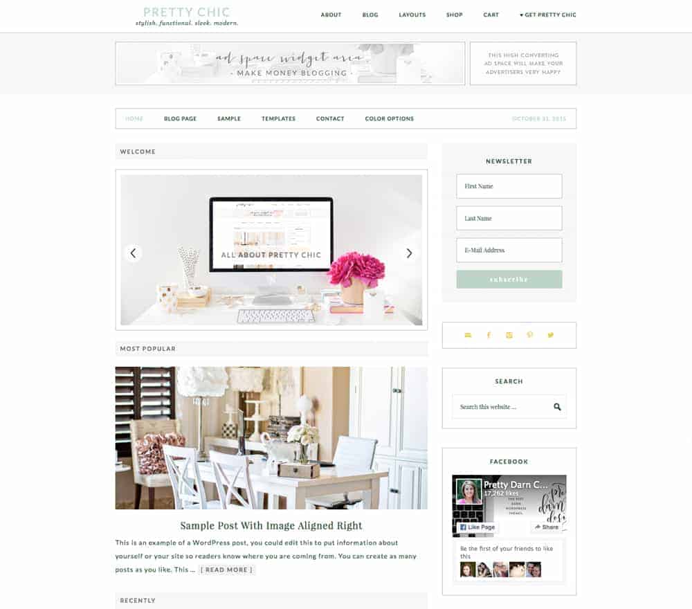 Pretty Chic Pro Theme