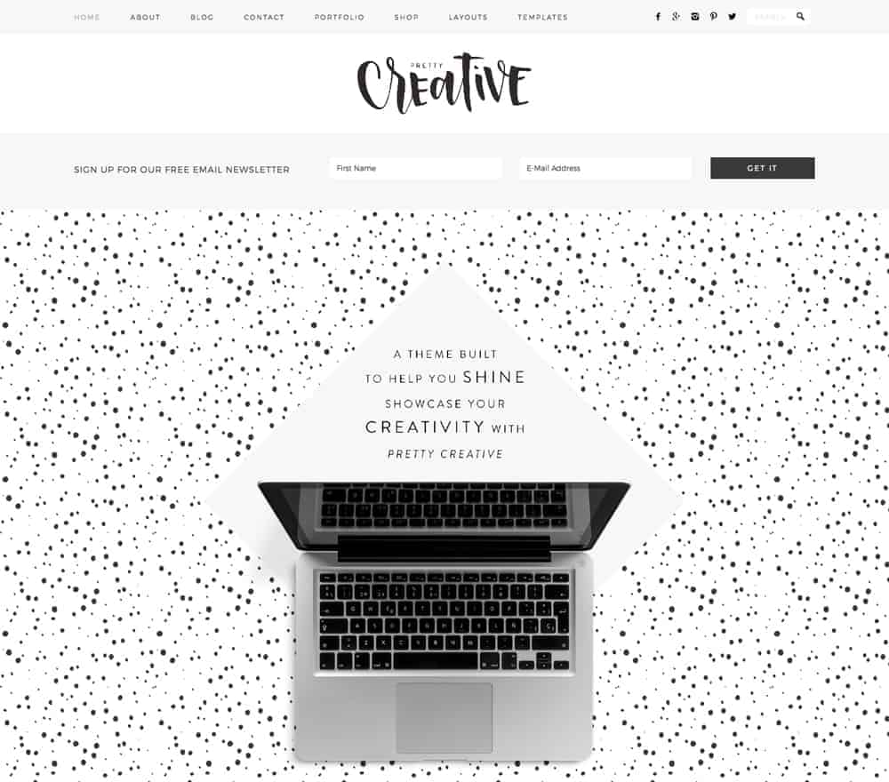 Pretty Creative Theme